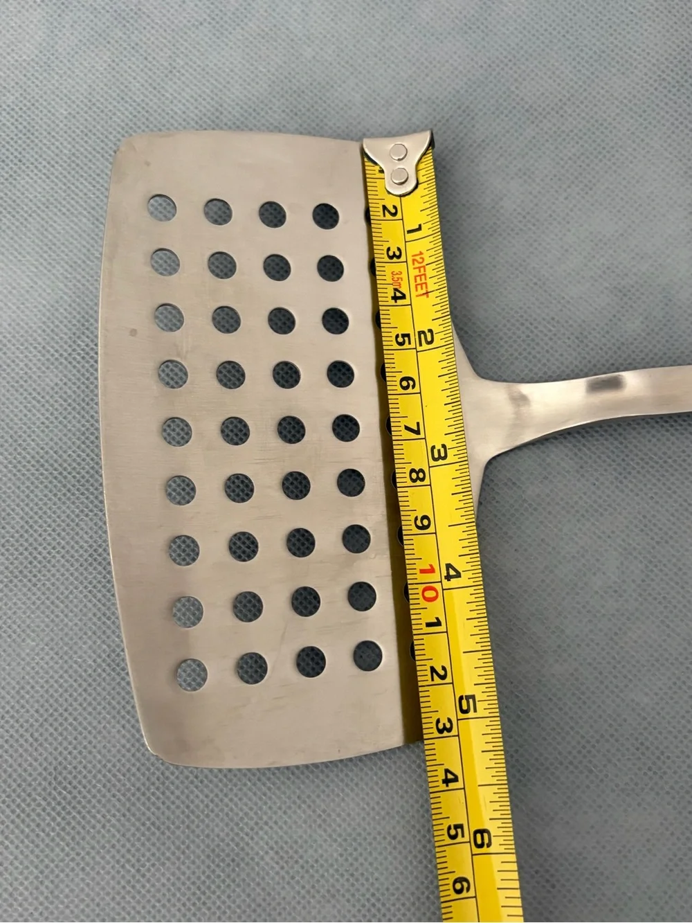 MomsCook SUS304 Stainless Steel Slotted Spatula Turner (F214)